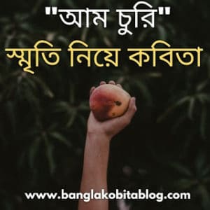 আম চুরি স্মৃতি নিয়ে কবিতা (1)