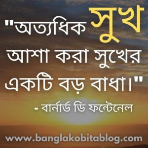 ২৫+ সেরা সুখ নিয়ে উক্তি । Happiness Quotes In Bengali