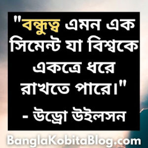৮০+ সেরা বন্ধু এবং বন্ধুত্ব নিয়ে উক্তি (Friend & Friendship Quotes In Bengali)
